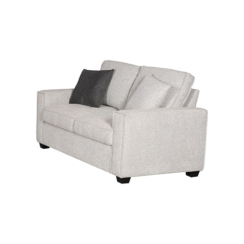 Milano 2 Seater Sofa Set Polyester Fabric Multilayer Two Pillows Attached Individual Pocket Spring