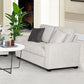 Milano 2 Seater Sofa Set Polyester Fabric Multilayer Two Pillows Attached Individual Pocket Spring