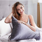 Gioia Casa Luxury Pillowcase 2 Pack - 100% Pure Mulberry Silk on Both Sides - Charcoal