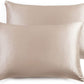 Gioia Casa Luxury Pillowcase 2 Pack - 100% Pure Mulberry Silk on Both Sides - Champagne