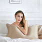 Gioia Casa Luxury Pillowcase 2 Pack - 100% Pure Mulberry Silk on Both Sides - Champagne