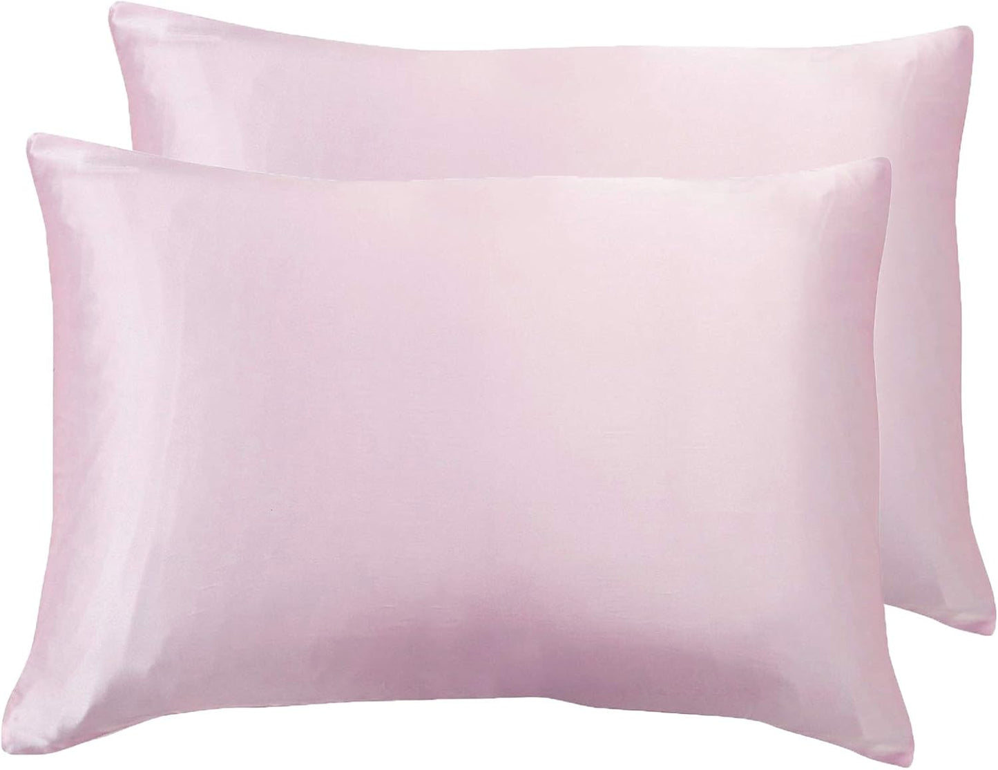 Gioia Casa Luxury Pillowcase 2 Pack - 100% Pure Mulberry Silk on Both Sides - Pink