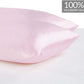 Gioia Casa Luxury Pillowcase 2 Pack - 100% Pure Mulberry Silk on Both Sides - Pink