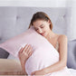 Gioia Casa Luxury Pillowcase 2 Pack - 100% Pure Mulberry Silk on Both Sides - Pink