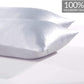 Gioia Casa Luxury Pillowcase 2 Pack - 100% Pure Mulberry Silk on Both Sides - Silver