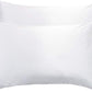 Gioia Casa Luxury Pillowcase 2 Pack - 100% Pure Mulberry Silk on Both Sides - White