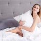 Gioia Casa Luxury Pillowcase 2 Pack - 100% Pure Mulberry Silk on Both Sides - White