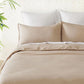 Bamboo Microfibre Quilt Cover Set - Linen - Single