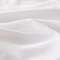 Bamboo Microfibre Quilt Cover Set - White - Single