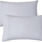 Gioia Casa Vintage Washed 100% Cotton Sheet Set with 1 Pillowcases - Silver - Single