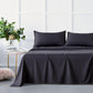 Bamboo Microfibre Sheet Set - Charcoal - Single