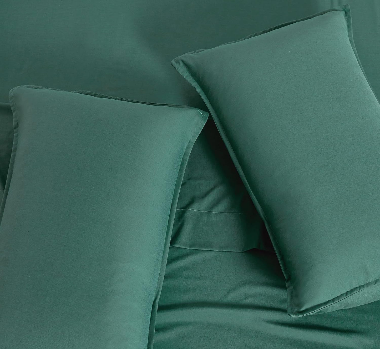 Bamboo Microfibre Sheet Set - Green - Single