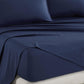 Bamboo Microfibre Sheet Set - Navy - Single