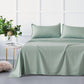 Bamboo Microfibre Sheet Set - Sage Green - Single