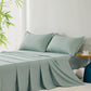 Bamboo Microfibre Sheet Set - Sage Green - Single