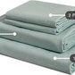 Bamboo Microfibre Sheet Set - Sage Green - Single