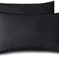 CleverPolly Vintage Washed Microfibre Sheet Set with 1 Pillowcase - Black - Single