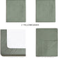 CleverPolly Vintage Washed Microfibre Sheet Set with 1 Pillowcase - Khaki Green - Single