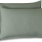 CleverPolly Vintage Washed Microfibre Sheet Set with 1 Pillowcase - Khaki Green - Single