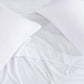 CleverPolly Vintage Washed Microfibre Sheet Set with 1 Pillowcase - White - Single