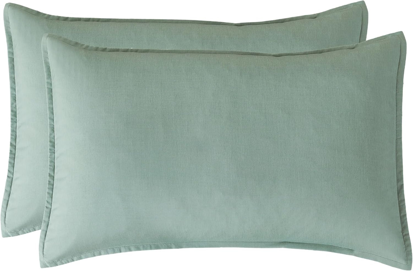 Bamboo Microfibre Quilt Cover Set - Sage Green - Double