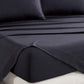 Bamboo Microfibre Sheet Set - Charcoal - Double