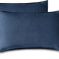 CleverPolly Vintage Washed Microfibre Sheet Set with 2 Pillowcases - Navy - Double