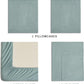 CleverPolly Vintage Washed Microfibre Sheet Set with 2 Pillowcases - Seafoam - Double