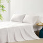 Bamboo Microfibre Sheet Set - White - Queen