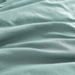 CleverPolly Vintage Washed Microfibre Sheet Set with 2 Pillowcases - Seafoam - Queen