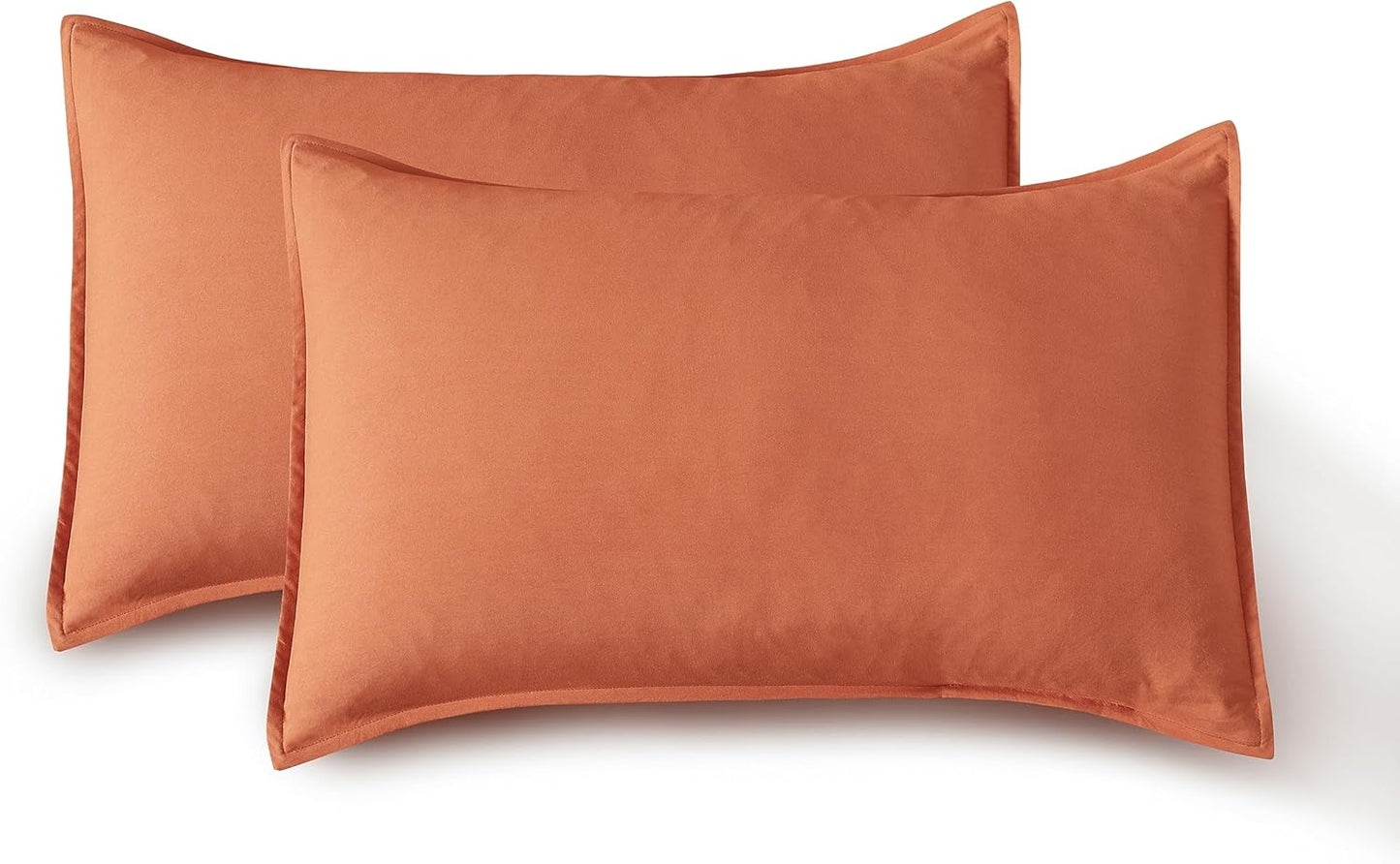 CleverPolly Vintage Washed Microfibre Sheet Set with 2 Pillowcases - Terracotta - Queen