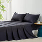 Bamboo Microfibre Sheet Set - Charcoal - King