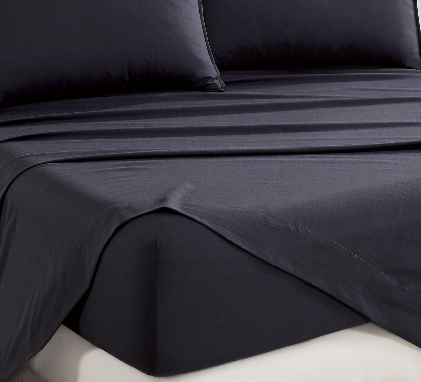 Bamboo Microfibre Sheet Set - Charcoal - King