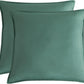 Bamboo Microfibre European Pillowcase x2 (one pair) - Green