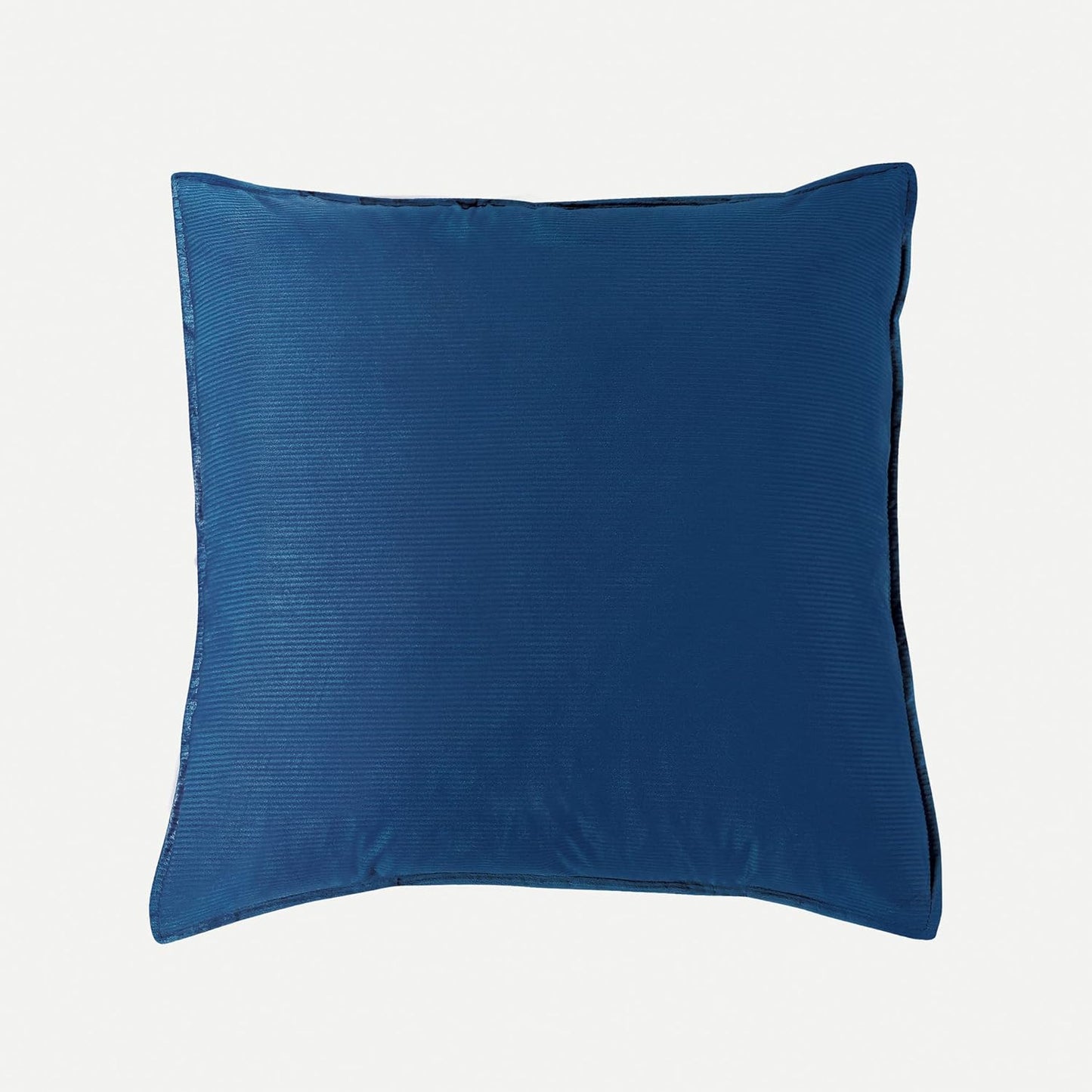 CleverPolly Super Soft Textured Corduroy Velvet European Pillowcase - Navy Blue