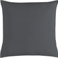 Gioia Casa Vintage Washed 100% Cotton European Pillowcase - Luxurious European Pillow Cover - Charcoal - 1 Pc