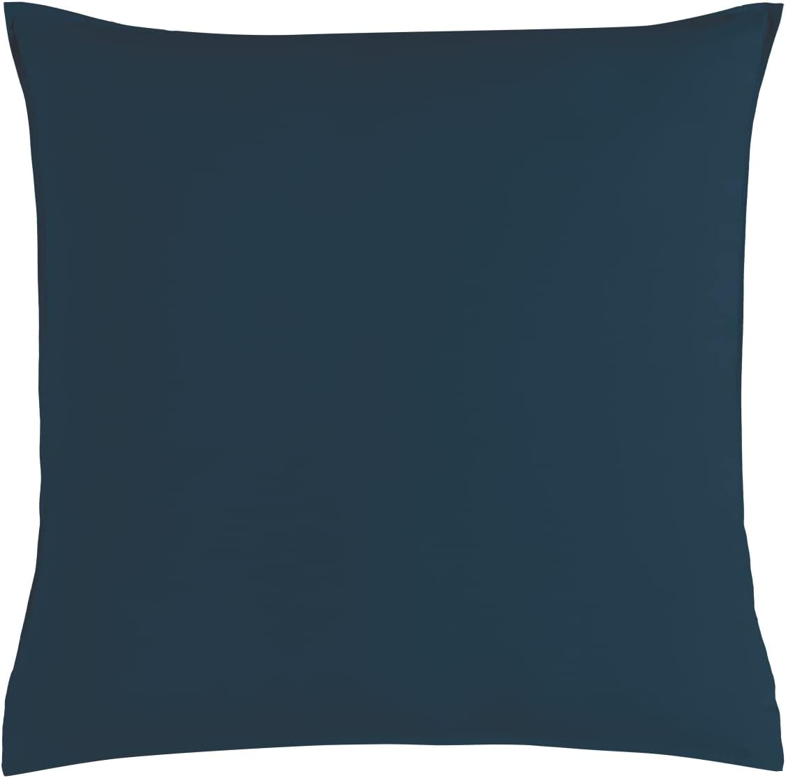 Gioia Casa Vintage Washed 100% Cotton European Pillowcase - Luxurious European Pillow Cover - Dark Indigo - 1 Pc