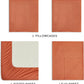 CleverPolly Vintage Washed Microfibre Sheet Set with 1 Pillowcase - Terracotta - King Single