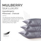 Gioia Casa Luxury Pillowcase - 100% Pure Mulberry Silk on Both Sides - Charcoal