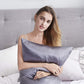 Gioia Casa Luxury Pillowcase - 100% Pure Mulberry Silk on Both Sides - Charcoal