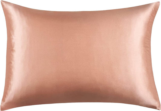 Gioia Casa Luxury Pillowcase - 100% Pure Mulberry Silk on Both Sides - Copper