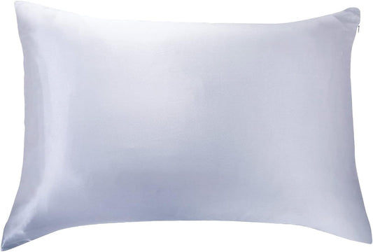 Gioia Casa Luxury Pillowcase - 100% Pure Mulberry Silk on Both Sides - Silver