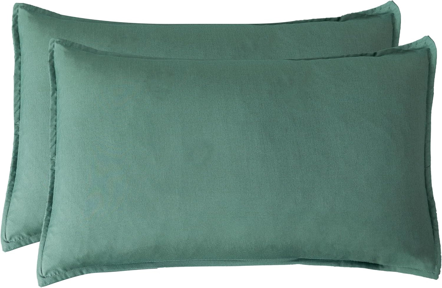 Bamboo Microfibre Quilt Cover Set - Green - Super King