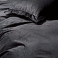 CleverPolly Set of 2 Super Soft Corduroy Velvet Standard Pillowcase - Charcoal