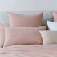 Gioia Casa Vintage Washed 100% Cotton Standard Pillowcase - Luxurious Standard Pillow Cover - Pink - 2 Pcs