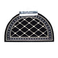 Mason Half Moon Bath Mat Black