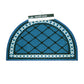 Mason Half Moon Bath Mat Blue