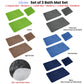 Sleim Set of 3 Bath Mat Set Navy (Also Known as State Blue)