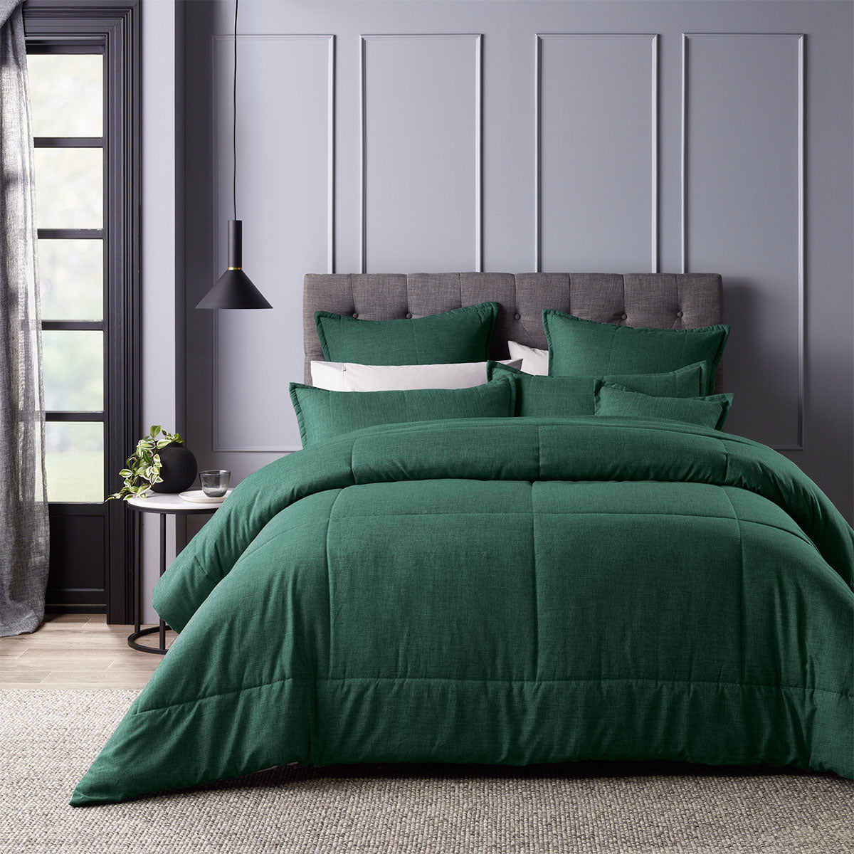 Bianca Maynard Green 6 Pcs Comforter Set Single/Double