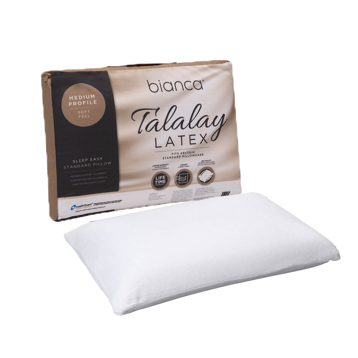 Bianca Talalay Latex Medium Profile Pillow